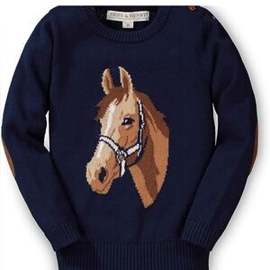 Girls' large Horse Sweater